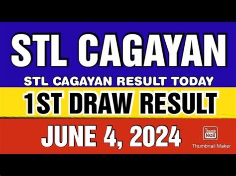 stl cagayan result today|STL Result Today, June 23, 2024 .